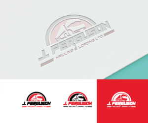 Logo Design by MindCraft Design for J Ferguson Hauling and Loading Ltd | Design: #18877489