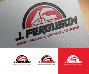Logo Design by MindCraft Design for J Ferguson Hauling and Loading Ltd | Design: #18877522