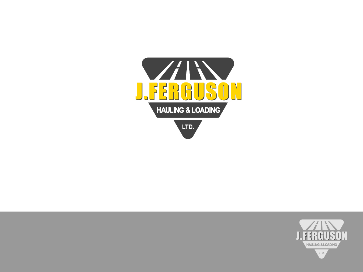 Logo-Design von ArtCreative für J Ferguson Hauling and Loading Ltd | Design #18913472