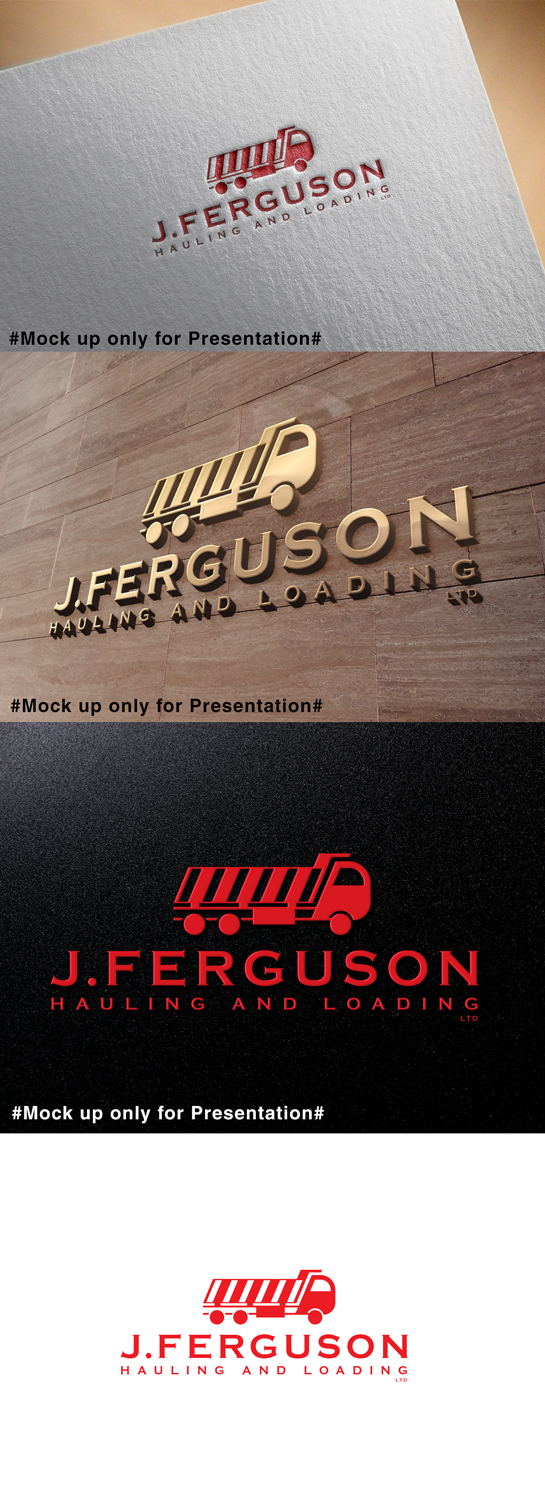 Logo-Design von designmind78 für J Ferguson Hauling and Loading Ltd | Design #18884769