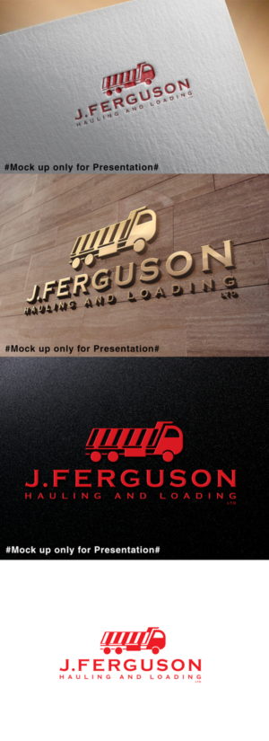 Logo Design by designmind78 for J Ferguson Hauling and Loading Ltd | Design: #18884769