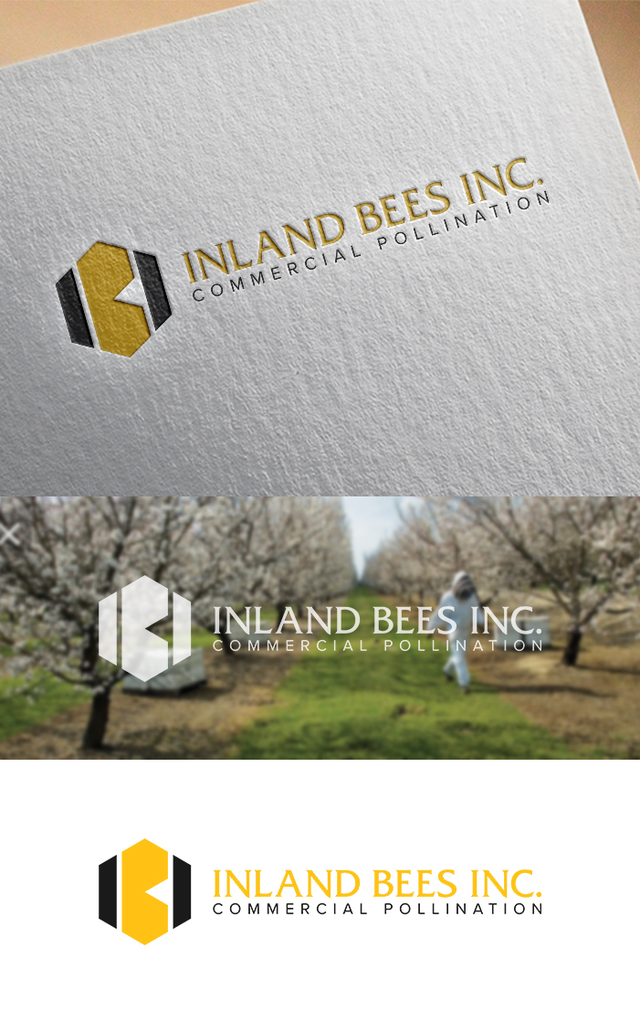 Logo-Design von RCGraphics für Inland Bees Inc. | Design #18848540