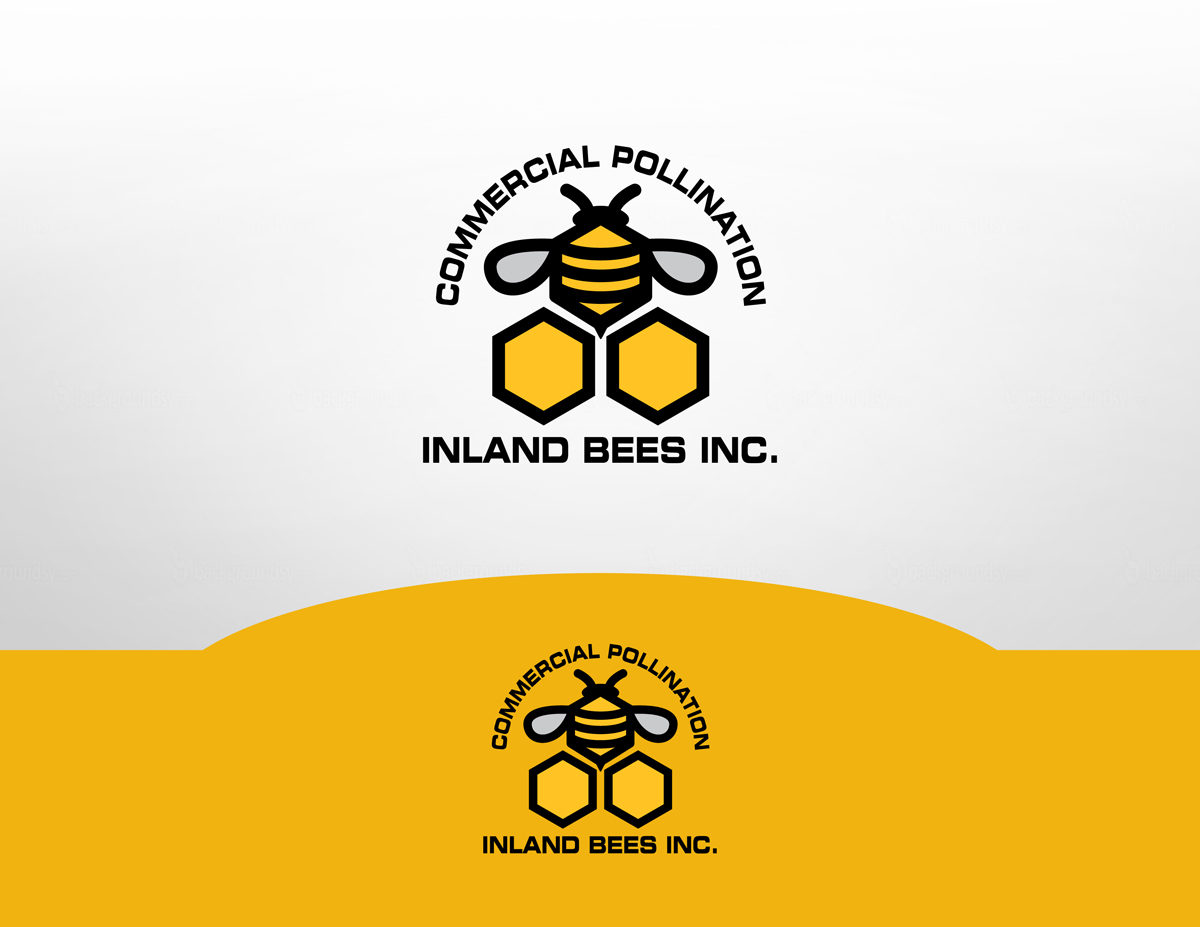 Logo Design by BlacknWhite Konzept for Inland Bees Inc. | Design #18848687