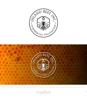 Logo Design by WILD FOX Desing Studio for Inland Bees Inc. | Design: #18909143