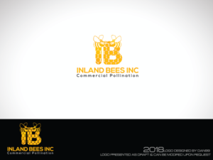 Diseño de Logo por dan99 para Inland Bees Inc. | Diseño #18848703