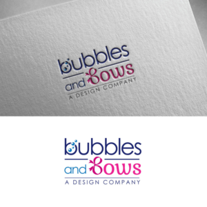 Bubbles and Bows - A Design Company | Logo Design by ecorokerz