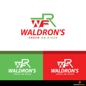 Waldron's Fresh On River | Logo Design by Graphic Bricks