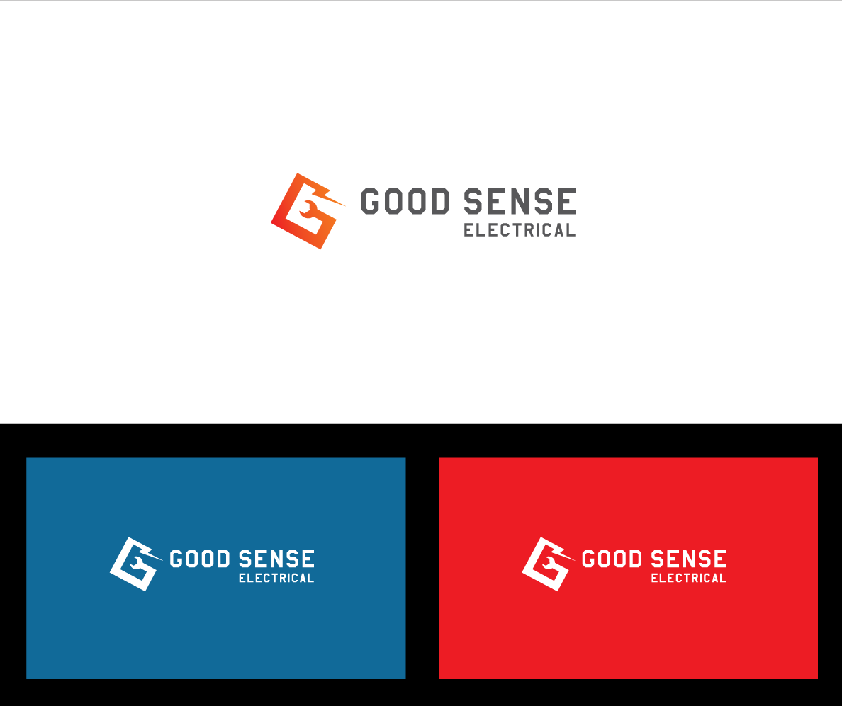 Logo Design by bijuak for Good Sense Electrical | Design #18852584