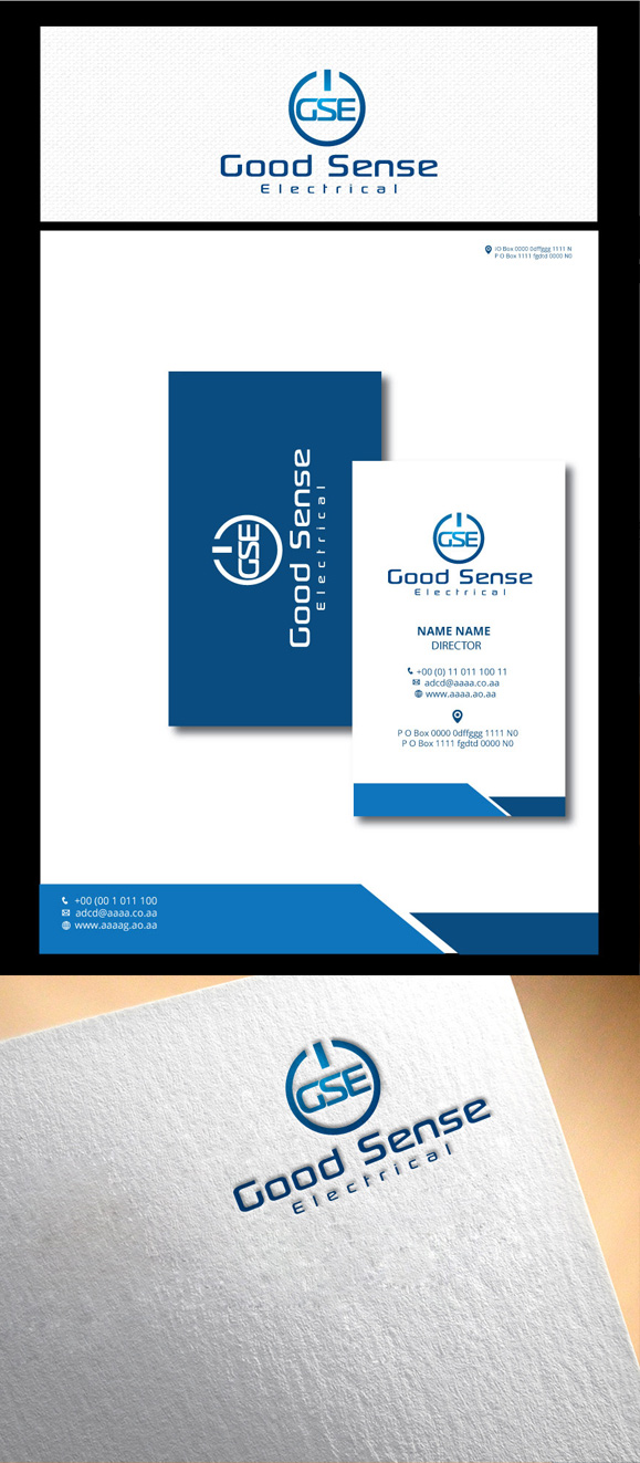 Design de Logo par zebronicgraphic pour Good Sense Electrical | Design #18857908