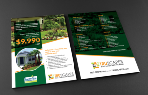 Flyer Design by Deziners Zone for Truscapes Pty Ltd | Design: #18851549
