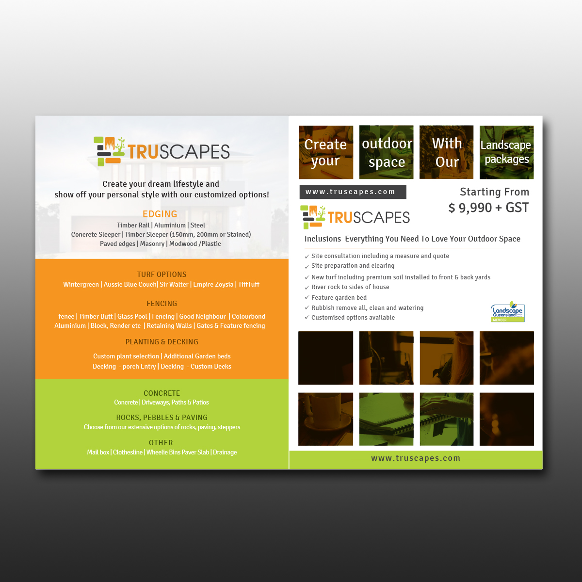 Flyer Design by Creative Jiniya for Truscapes Pty Ltd | Design #18852062