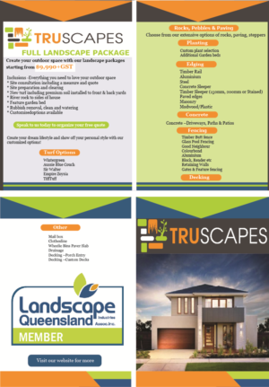 Flyer Design by Samfelix for Truscapes Pty Ltd | Design #18869776