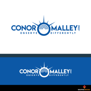 conoromalley.com 'observe differently' | Logo Design by Graphic Bricks