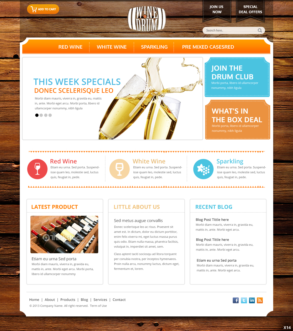 Web-Design von pb für Wine Drum | Design #2847040