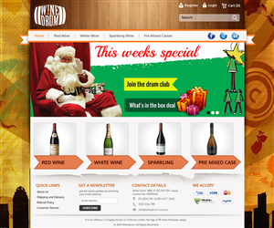 Web Design by Sbss for Wine Drum | Design: #2863236