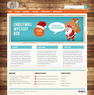 Web Design by Brajpal Freelance Website Designer for Wine Drum | Design #2905201