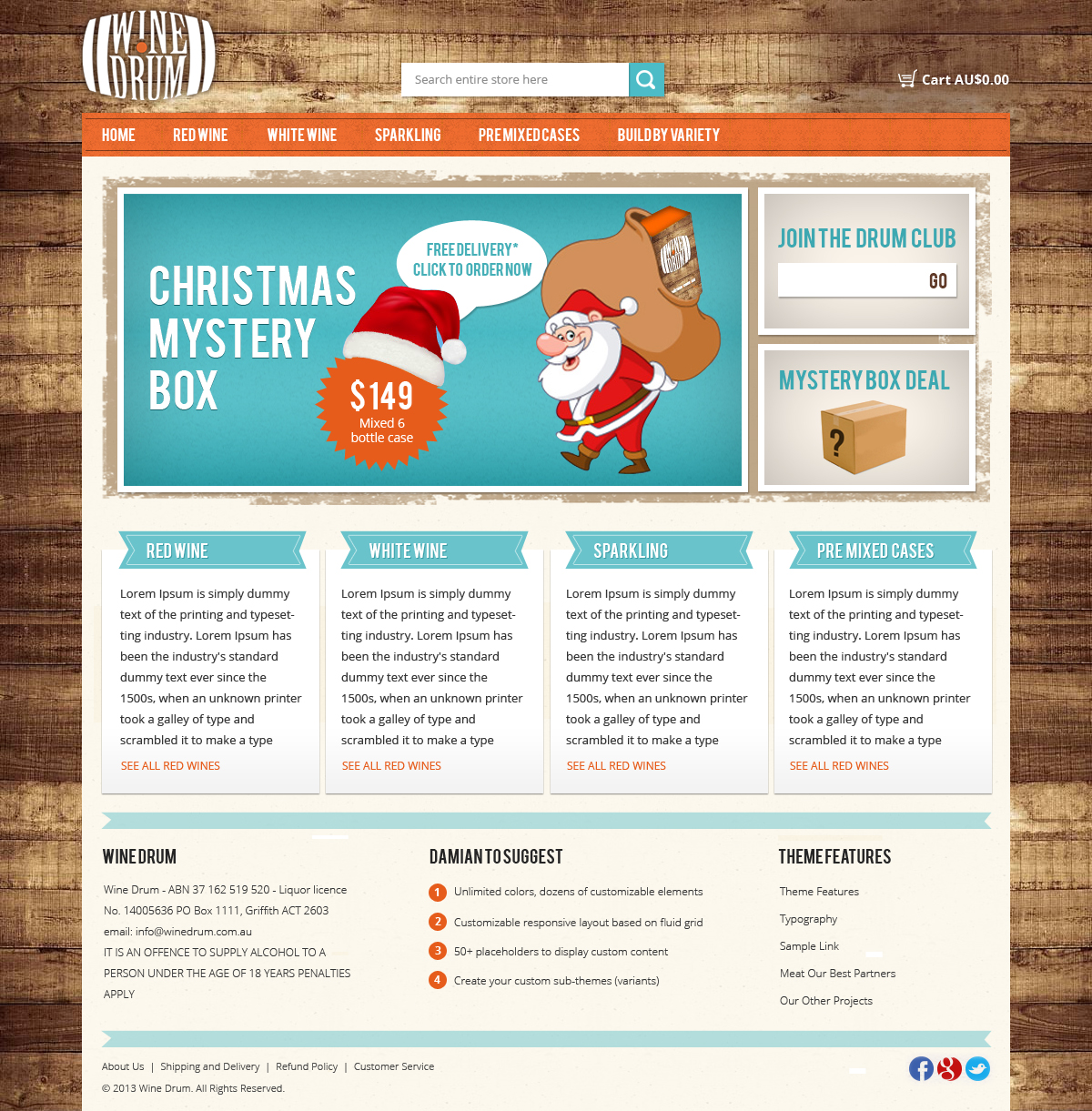 Web Design par Brajpal Freelance Website Designer pour Wine Drum | Design #2905255