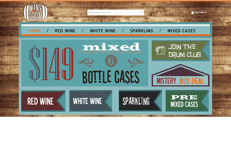 Web-Design von  Hypnotist für Wine Drum | Design #2887331