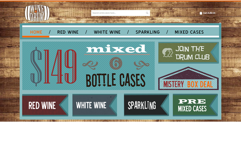 Web-Design von  Hypnotist für Wine Drum | Design #2887334