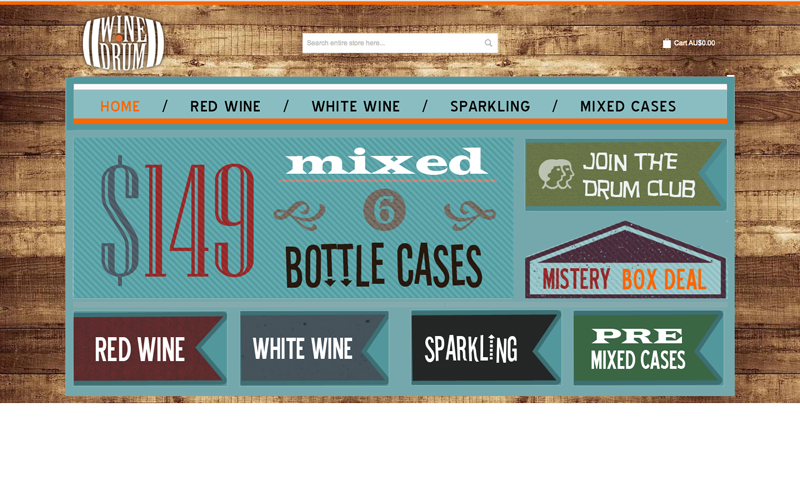 Web-Design von  Hypnotist für Wine Drum | Design #2887335