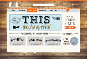 Web-Design von  Hypnotist für Wine Drum | Design: #2902207