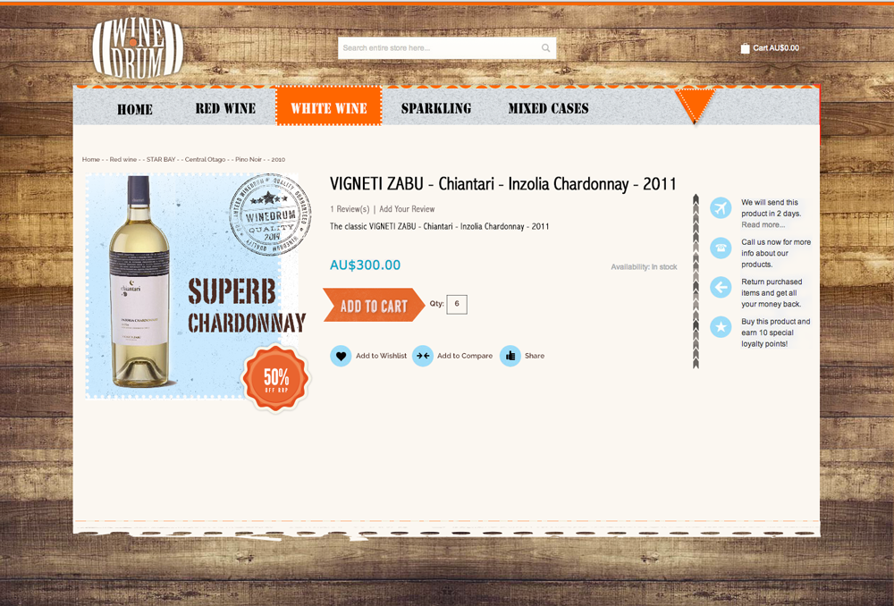 Web Design by  Hypnotist for Wine Drum | Design #2905495