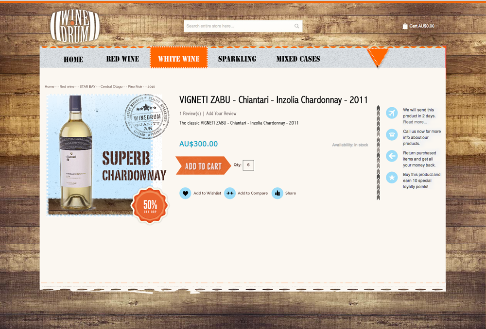 Web Design par  Hypnotist pour Wine Drum | Design #2905500