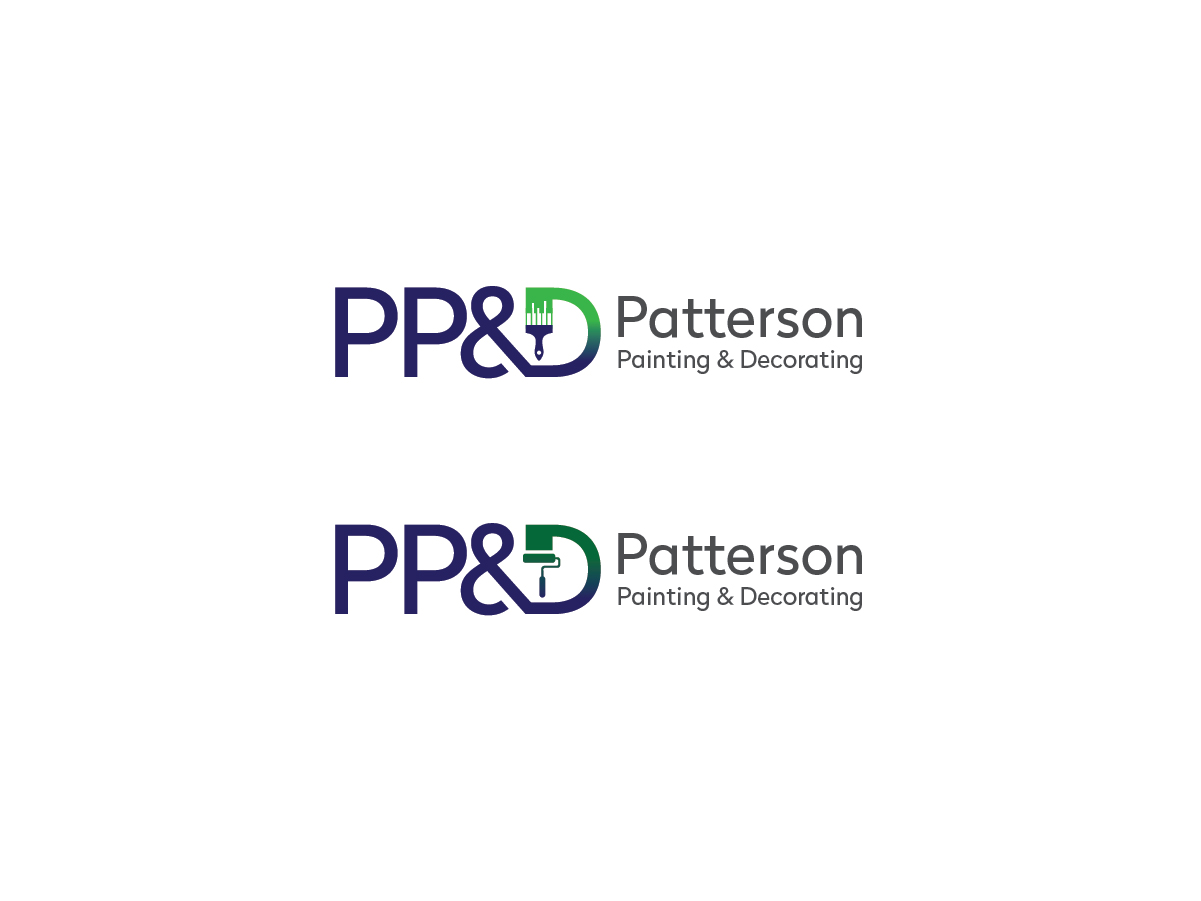 Logo Design by Muhammad Imran 3 for Patterson Painting & Decorating  | Design #18925916