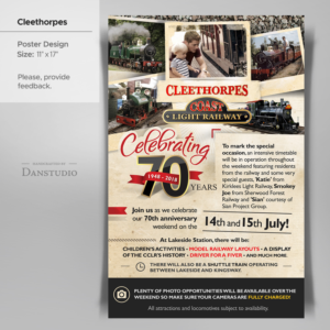 Poster Design by danstudio for Cleethorpes Light Railway Ltd | Design: #18890090
