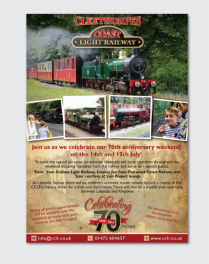 Poster Design by alex989 for Cleethorpes Light Railway Ltd | Design: #18867267