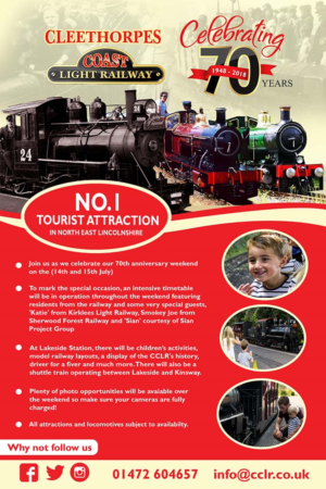 70th Anniversary Poster for Heritage Railway | Poster-Design von NILDesigns