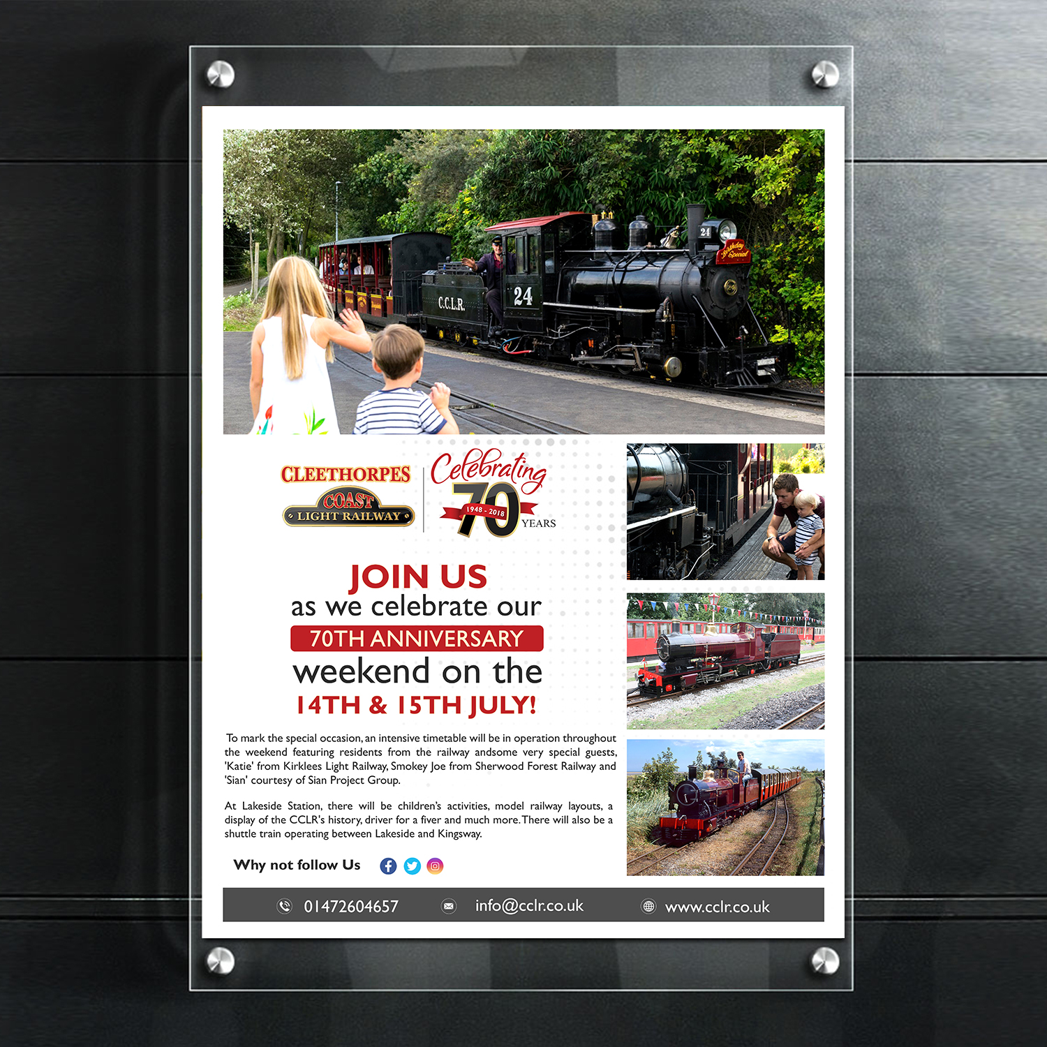Poster Design by debdesign for Cleethorpes Light Railway Ltd | Design #18877174
