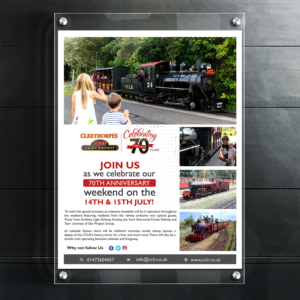 Poster Design by debdesign for Cleethorpes Light Railway Ltd | Design: #18877174