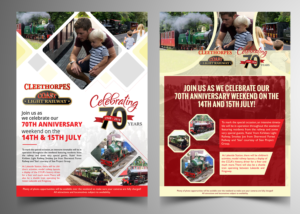 70th Anniversary Poster for Heritage Railway | Poster-Design von SAI DESIGNS
