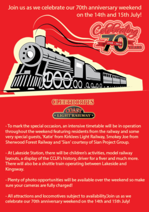 Poster Design by Sevil Axmedova for Cleethorpes Light Railway Ltd | Design: #18885914