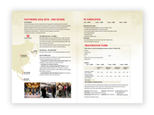 BtoB Wine Tour in Asia, 4 countries, 4 cities | Diseño de Brochure por Oleg Androsov