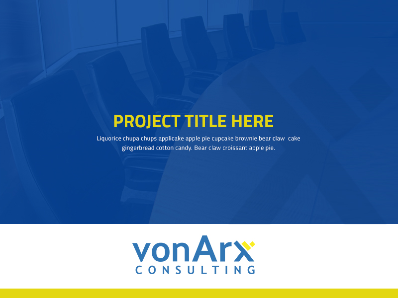 PowerPoint Design by Best Design Hub for von Arx Consulting | Design #18874301