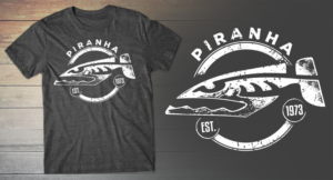 T-shirt Design by db1404 for Piranha | Design: #18910650