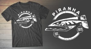T-shirt Design by db1404 for Piranha | Design: #18910721