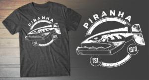Piranha Fabrication Equipment T-shirt Design | T-Shirt-Design von db1404