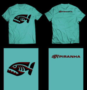 T-shirt Design by bojboga for Piranha | Design #18914638