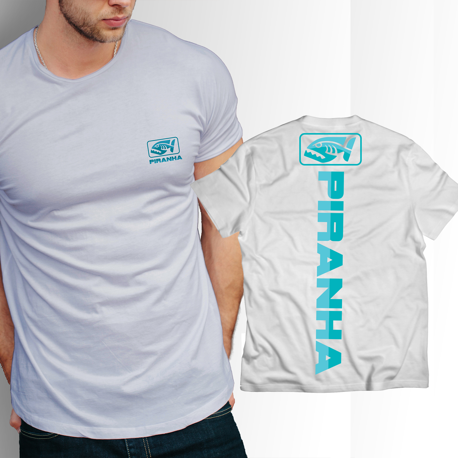 T-shirt Design by mekhfioui for Piranha | Design #18887646