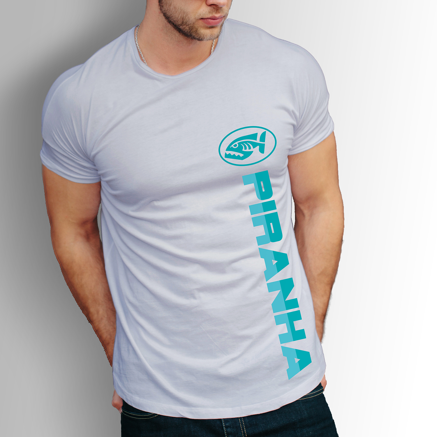 T-shirt Design by mekhfioui for Piranha | Design #18887689