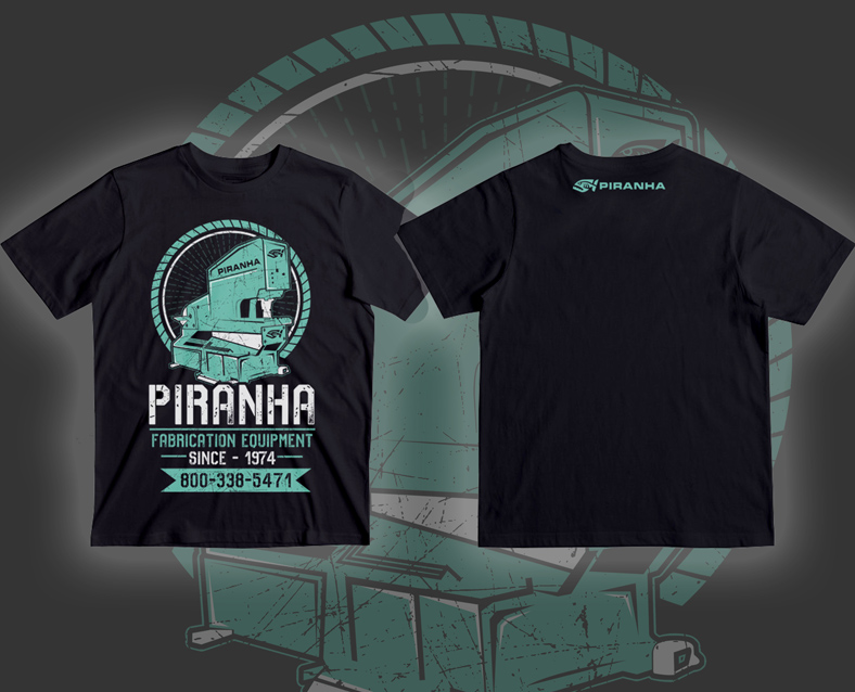 Diseño de Camiseta por WB Design Works para Piranha | Diseño #18882169