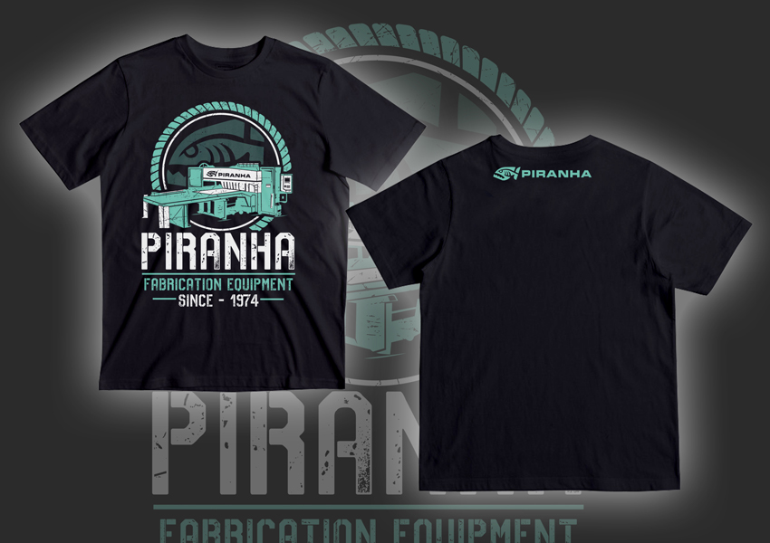T-Shirt-Design von WB Design Works für Piranha | Design #18912842