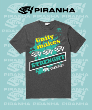 T-shirt Design by WAOSTUDIO for Piranha | Design: #18899542