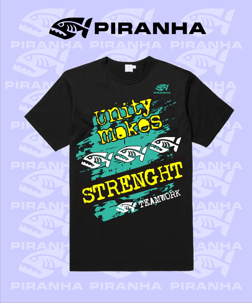 T-shirt Design by WAOSTUDIO for Piranha | Design #18899555