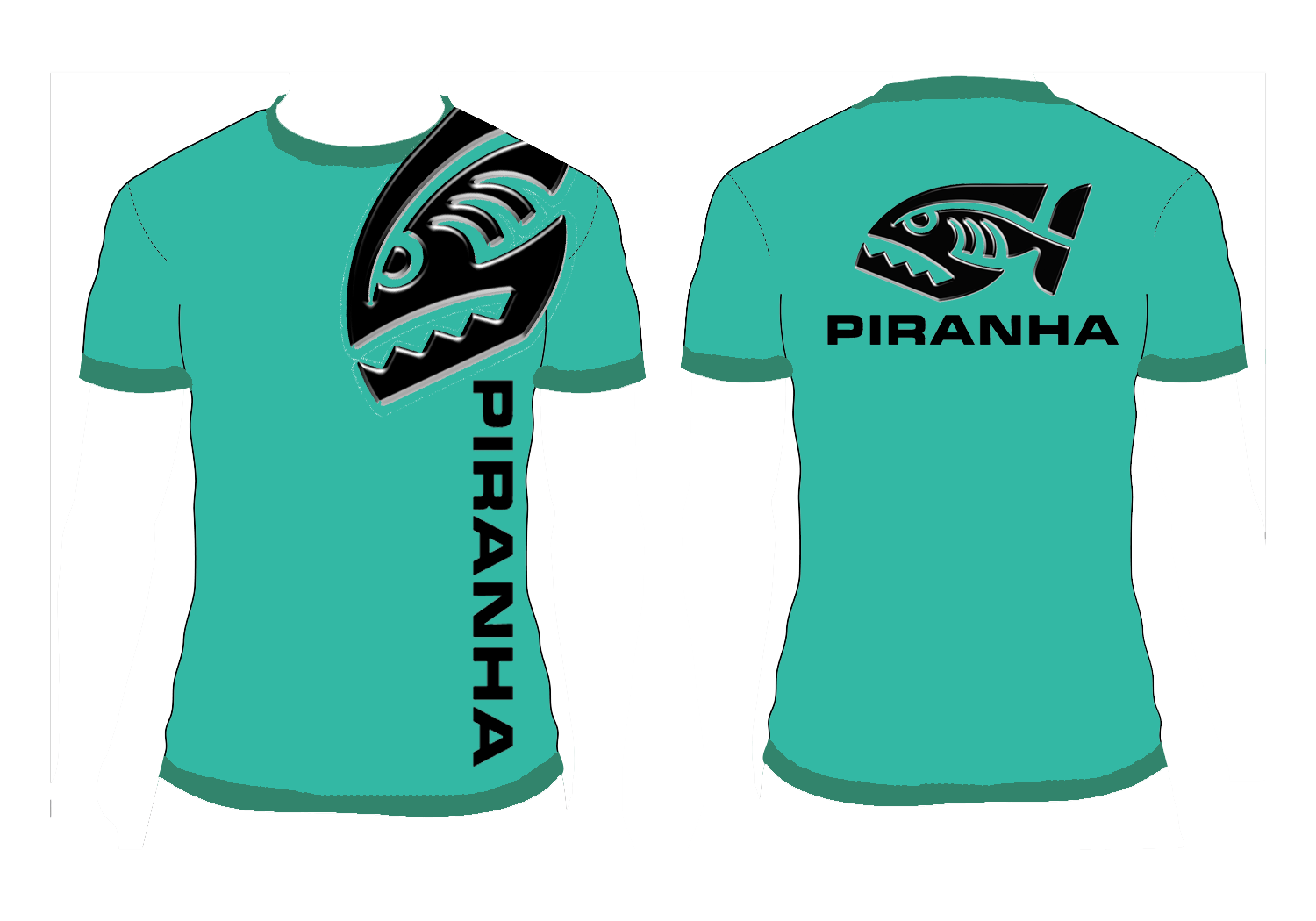 T-shirt Design by k_coperation99 for Piranha | Design #18921064