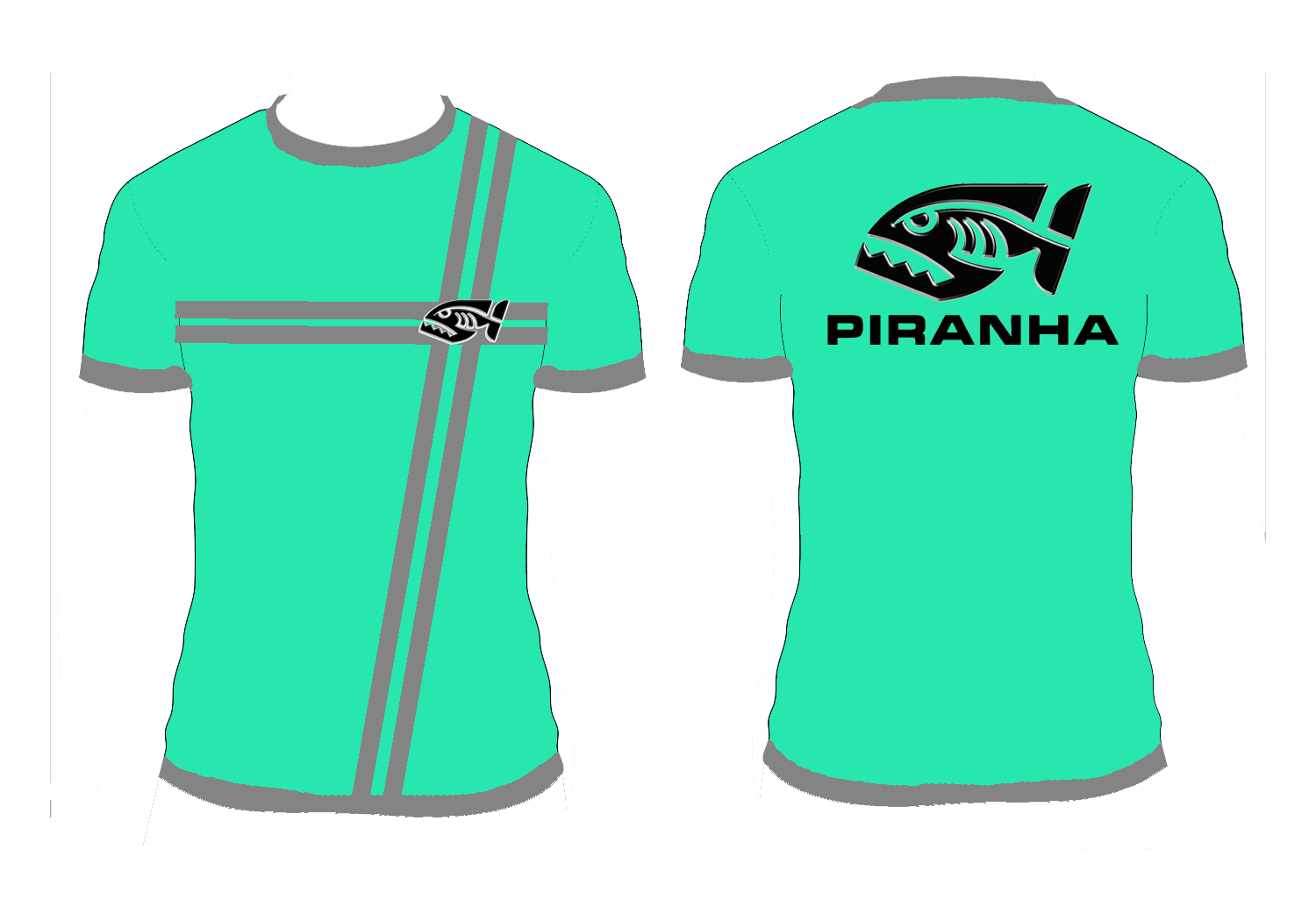 T-shirt Design by k_coperation99 for Piranha | Design #18921065