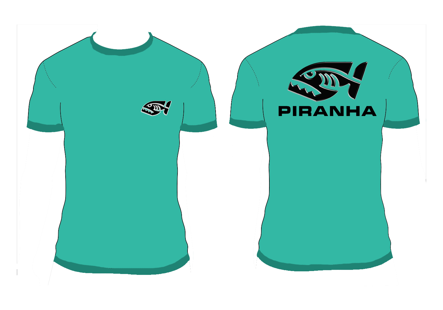 T-shirt Design by k_coperation99 for Piranha | Design #18921068